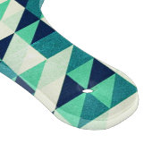 緑がかった三角形パターン カッティングボード (角)