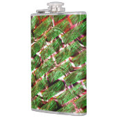 緑がかった壁効果と泡サーモン色？ フラスク (左)