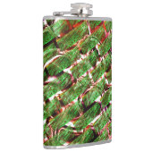 緑がかった壁効果と泡サーモン色？ フラスク (右)