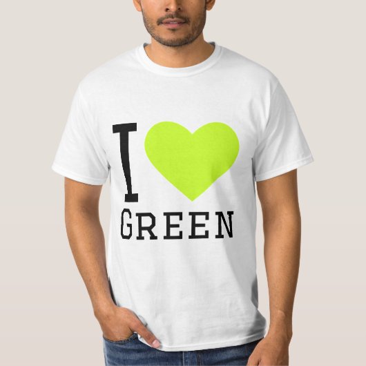緑が好き Tシャツ (正面)