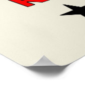 緑が新しい赤いポスター ポスター (角)