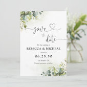 緑が日付カードを保存 セーブザデート (スタンド正面)