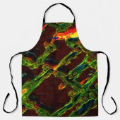 緑が火の上で排出 エプロン (正面)