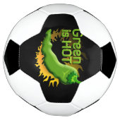 緑が熱い サッカーボール (回転)