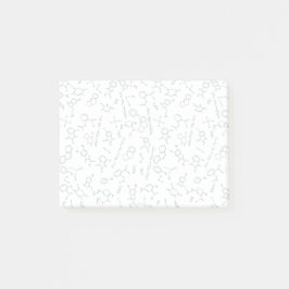 緑での化学図デザイン ポストイット