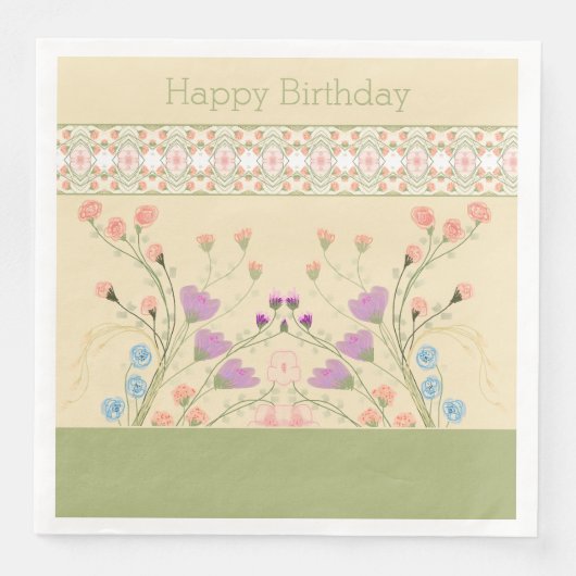 緑でアクセント付きフローラ (正面)