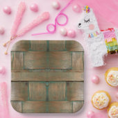 緑でガラス ペーパープレート (パーティー)