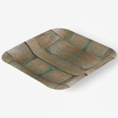 緑でガラス ペーパープレート (傾斜あり)