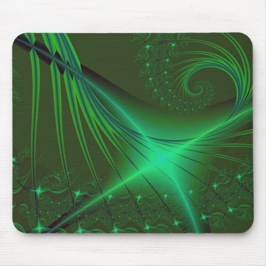 緑で囲まれた マウスパッド (正面)