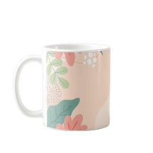 緑とはっきりしたオレンジ色の色合いの葉グラフィック