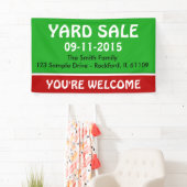 緑とアイディアのみをカラー 横断幕 (インサイチュ)