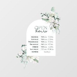 緑とアーチオープン時間ウィンドウにしがみつく ウィンドウサイン