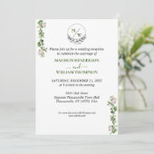 緑とエレガントフローラ結婚披露宴 招待状 (スタンド正面)