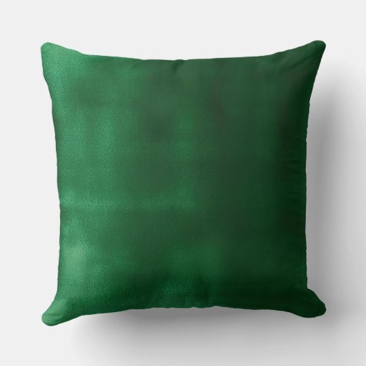 緑とエレガント金ゴールドスノーフレーク装飾品 クッション (裏面)