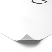 緑とカボチャ結婚の歓迎 ポスター (角)