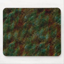 緑とサンゴの斑点のある壁スタイル マウスパッド