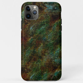 緑とサンゴの斑点のある壁スタイル iPhone 11 PRO MAXケース