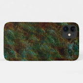 緑とサンゴの斑点のある壁スタイル Case-Mate iPhoneケース (裏面(横))