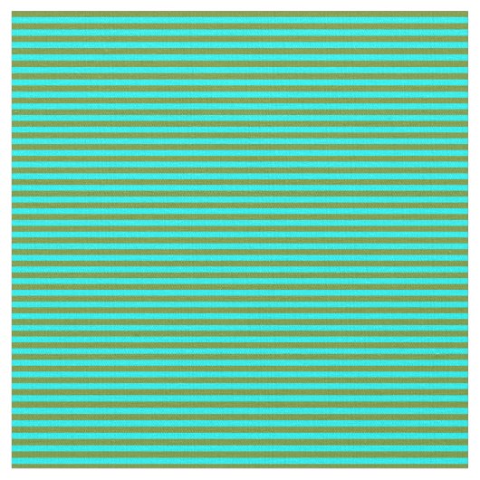 緑とシアンの色の線のパターン ファブリック (クローズアップ)