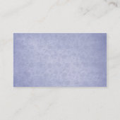 緑とスモークブルーのフローラ座席表 プレイスカード (裏面)