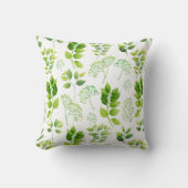 緑とパタオーガニックーン クッション (正面)