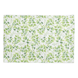 緑とパタオーガニックーン 枕カバー