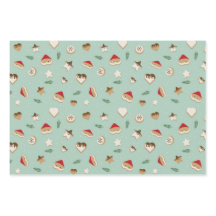 緑とピンクのクリスマスクッキー