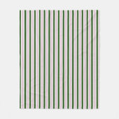 緑とピンクのストライプ フリースブランケット (正面)