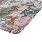 緑とピンクの大理石抽象芸術切断ボード カッティングボード (角)