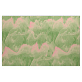 緑とピンクの波 ファブリック (ヤード)