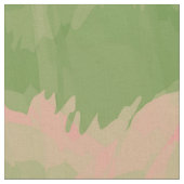 緑とピンクの波 ファブリック (クローズアップ)