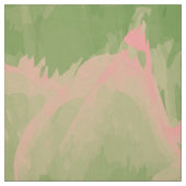 緑とピンクの波 ファブリック (見本)