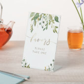 緑とフェイクグリッターは台座を支持する 台座サイン (インサイチュ)