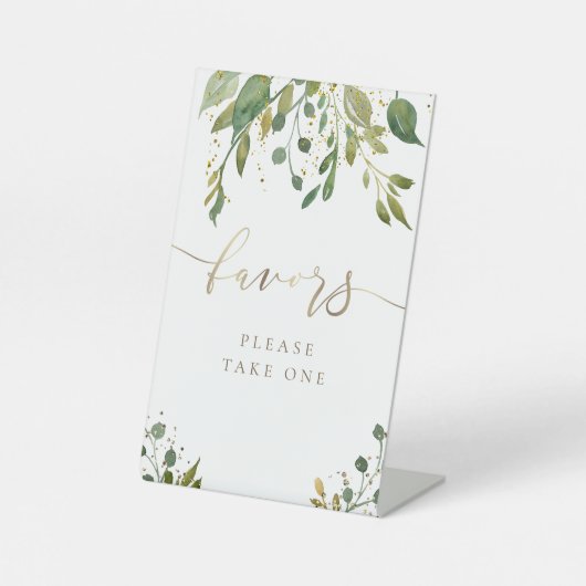 緑とフェイクグリッターは台座を支持する 台座サイン (正面)