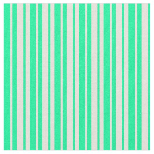 緑とベージュの色のストライプ付いたパターン ファブリック (クローズアップ)