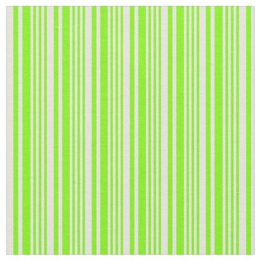 緑とベージュ色の線のパターン ファブリック (クローズアップ)