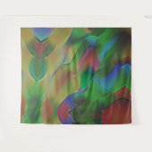 緑とマット黄色の優位性を持つレリーフ、 浮き彫り タペストリー (正面(横))