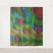 緑とマット黄色の優位性を持つレリーフ、 浮き彫り タペストリー (正面)