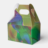 緑とマット黄色の優位性を持つレリーフ、 浮き彫り フェイバーボックス (裏面サイド)