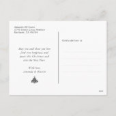 緑とメリー結婚したクリスマスの写真はがき シーズンポストカード (裏面)