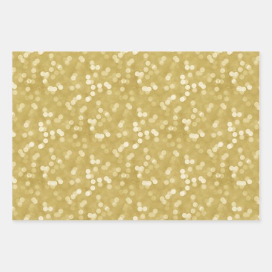 緑とモダン金ゴールド書道のクリスマス ラッピングペーパーシート (正面2)