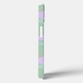 緑とライラックの三角形のケースメイトiPhoneケース Case-Mate iPhoneケース (裏面 / 右)