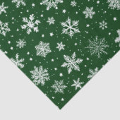 緑と大きな白い雪 薄葉紙 (詳細)