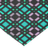 緑と幾何学色の幾何学模様pl テーブルクロス (アングル)