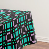 緑と幾何学色の幾何学模様pl テーブルクロス (インサイチュ)