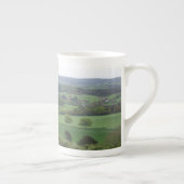 緑と快適なランドマグ ボーンチャイナマグカップ (右)