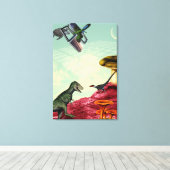 緑と息をのむ惑星 キャンバスプリント (インサイチュ (ウッドフロア))