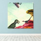 緑と息をのむ惑星 キャンバスプリント (インサイチュ (ウッドフロア))