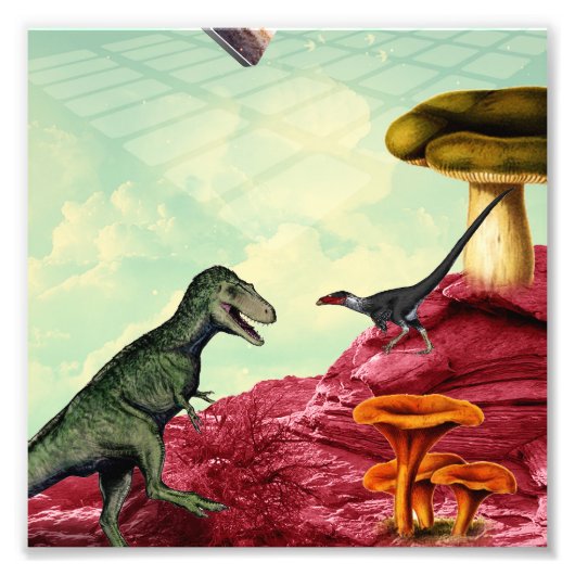 緑と息をのむ惑星 フォトプリント            (正面)