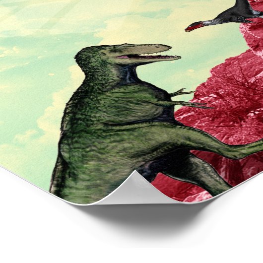 緑と息をのむ惑星 ポスター (角)